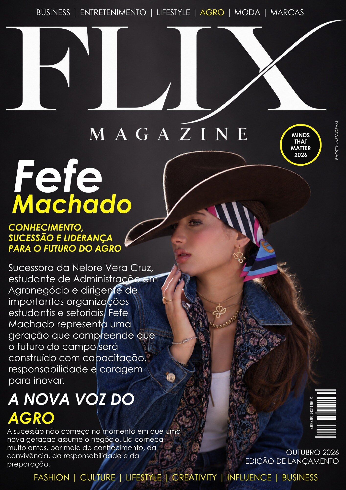 Capa FLIX com Fefê Machado