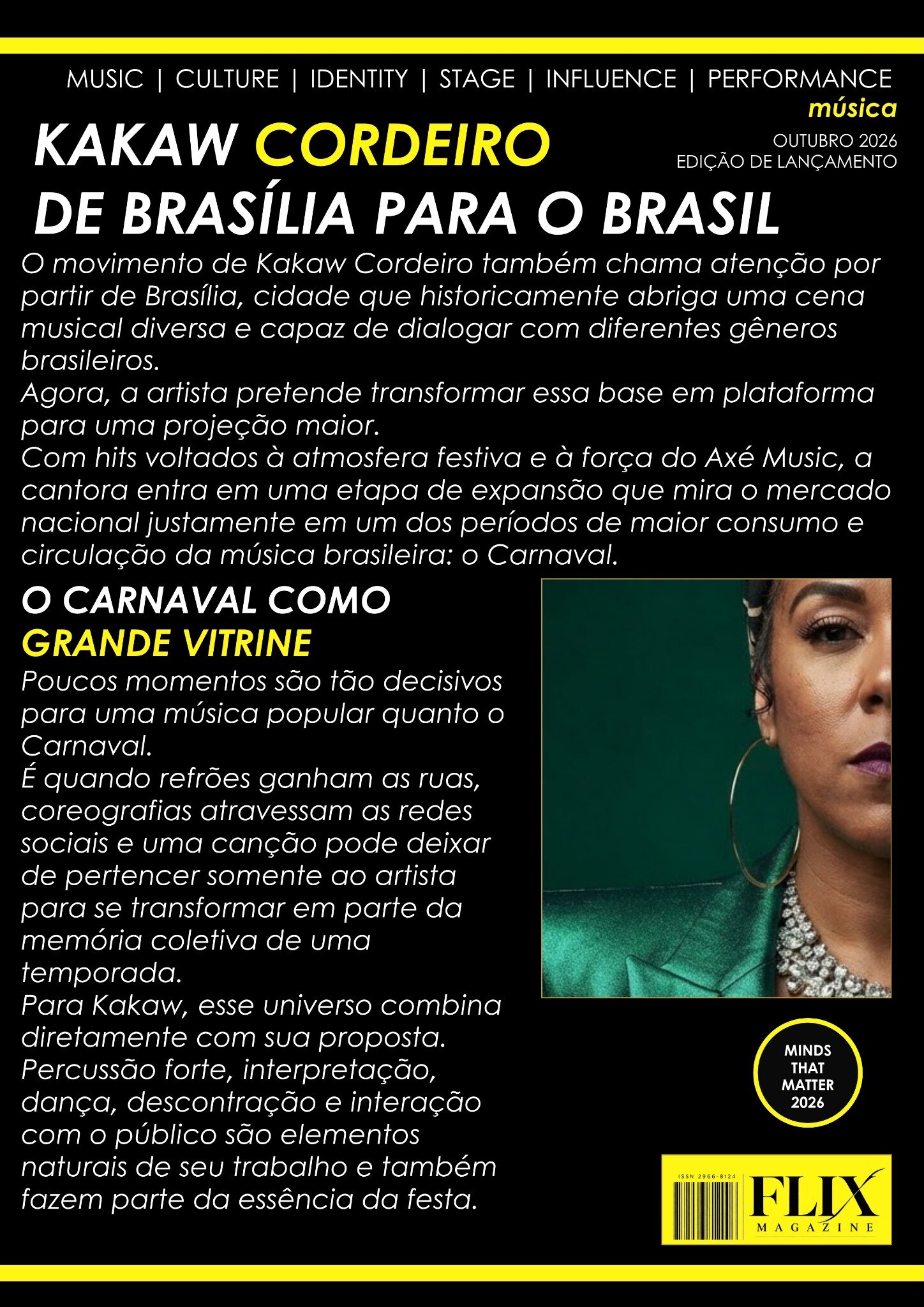 Matéria completa — Kakaw Cordeiro